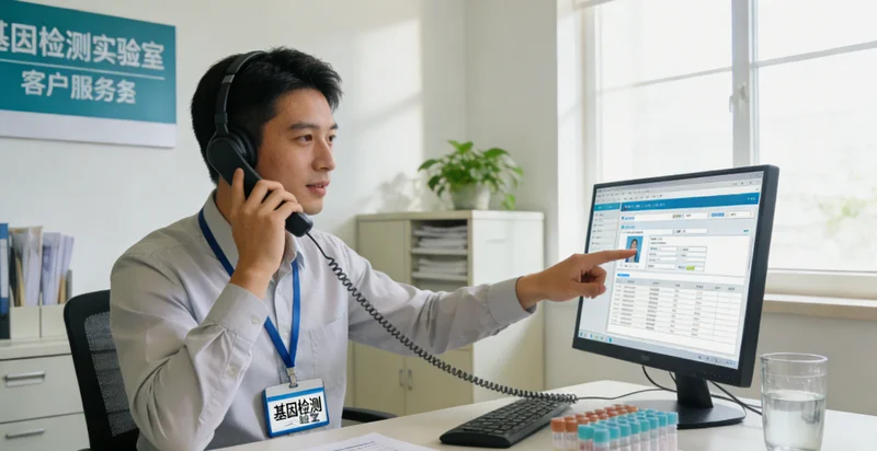 深州遗传咨询师与市民沟通病情