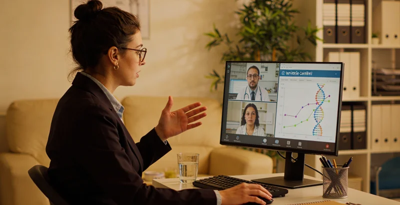 涿州遗传咨询师与家庭讨论家族病