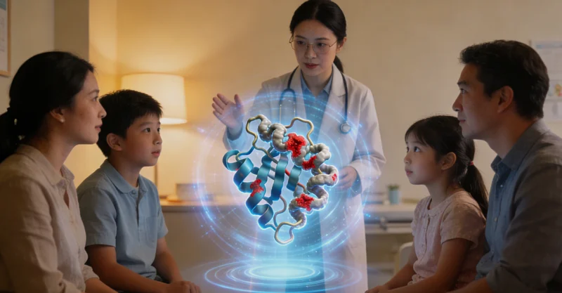 诸城遗传咨询师与居民面对面解读