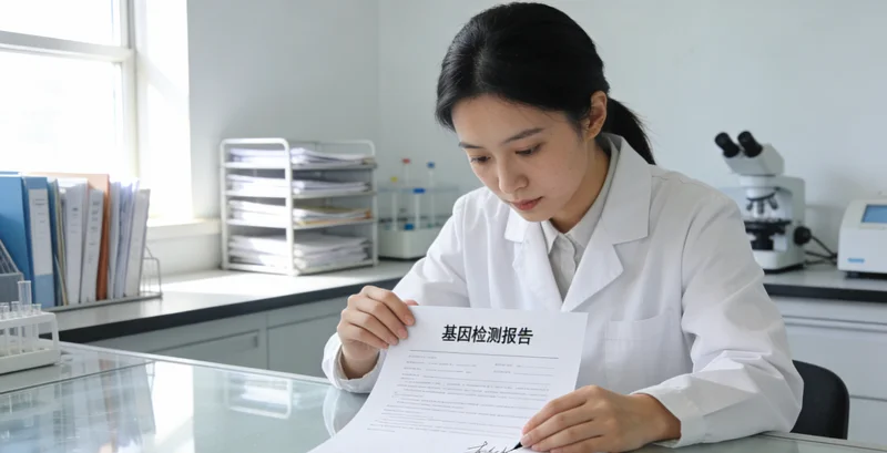 崇左医生为患者解读基因检测报告