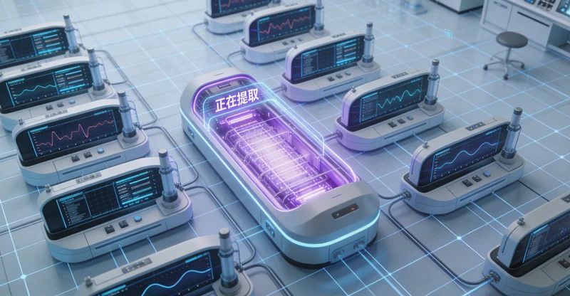 专业基因测序实验室内部工作场景