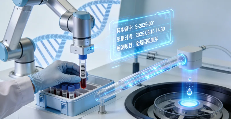 象征医疗科技与未来希望的抽象概