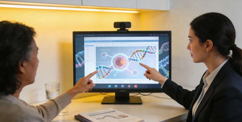 福安家庭关于遗传病咨询的温暖场