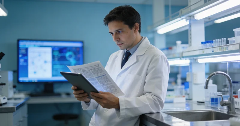 专业实验室进行高通量基因测序分