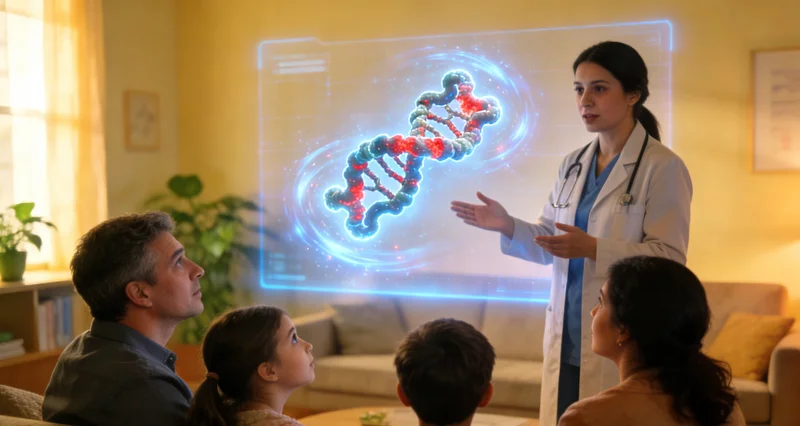 潍坊医院遗传咨询门诊医生与家长