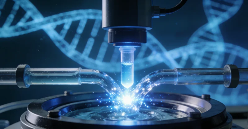 昌吉基因检测采样方式示意 抽血