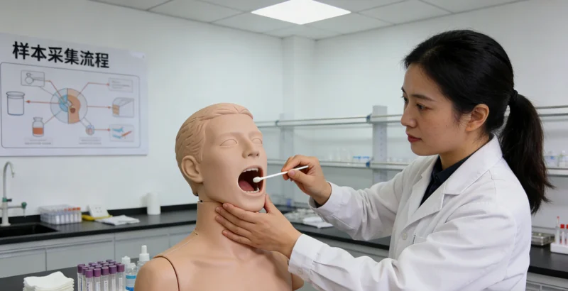 华蓥市民进行无痛基因样本采集