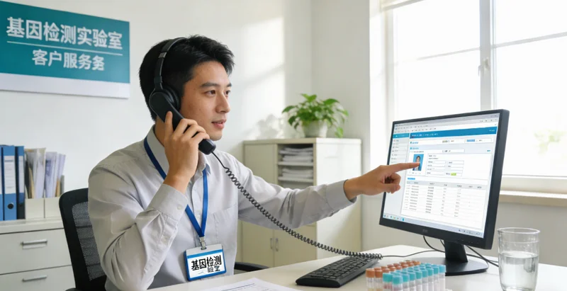 河源市民进行遗传咨询场景