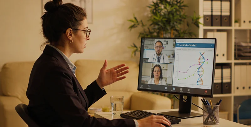 兴宁女性进行遗传咨询医生沟通场