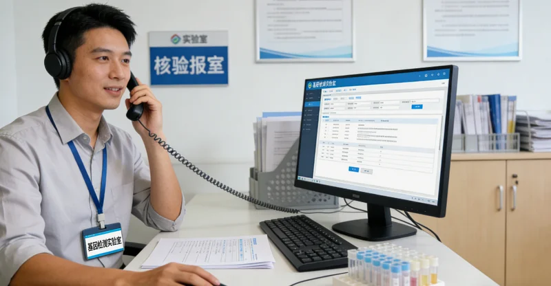 百色遗传咨询门诊医生与咨询者沟