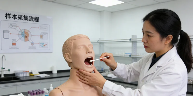 安达居民进行基因检测唾液样本采