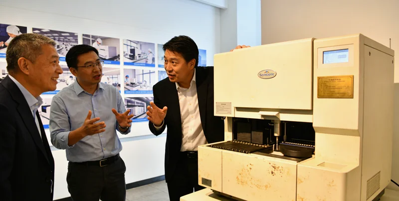 潜江几位中年女性在餐桌旁交谈,