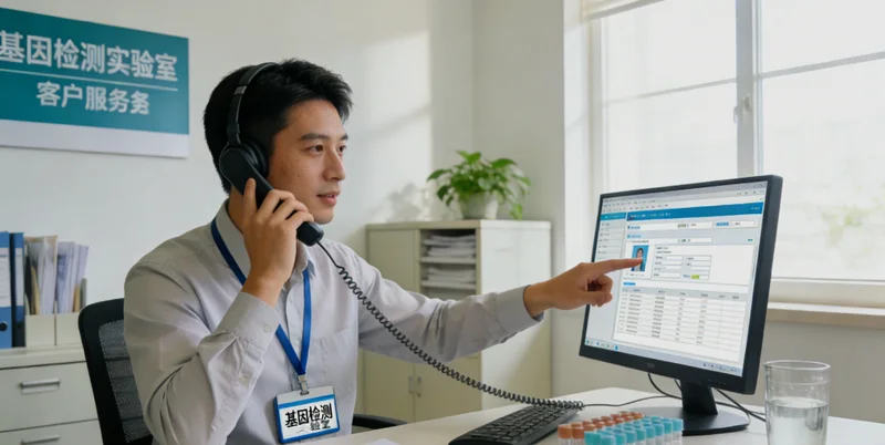 景洪女性进行遗传咨询场景