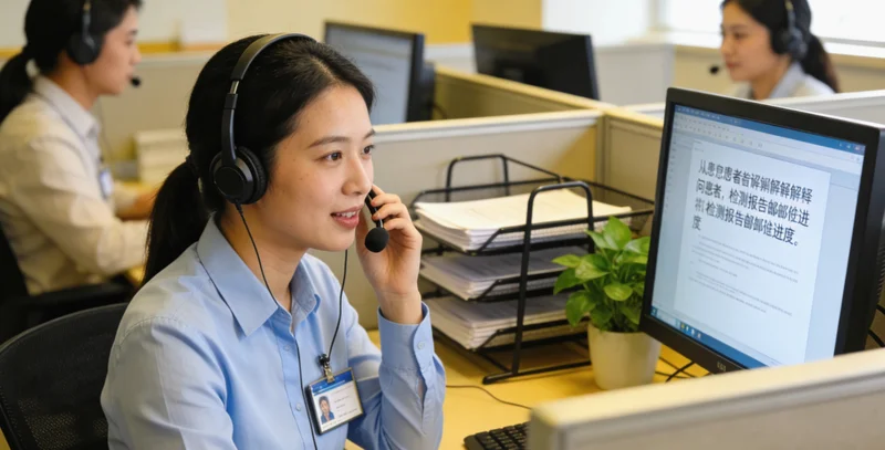 博州医院内基因检测抽血采样过程