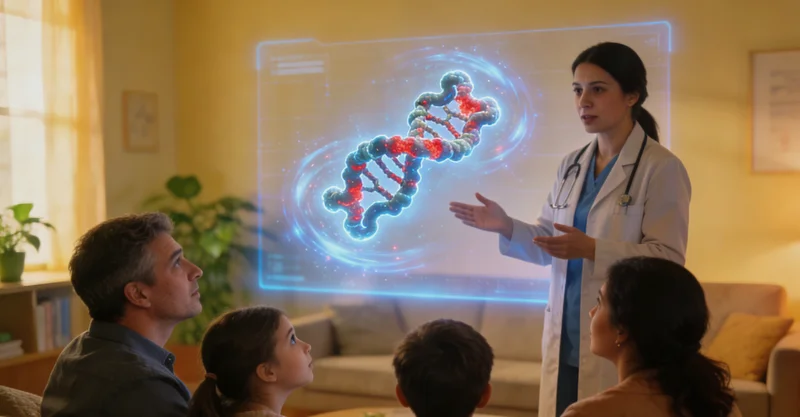 兴宁市民在医院咨询医生关于遗传