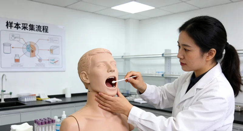 溧阳护士进行无创基因检测样本采