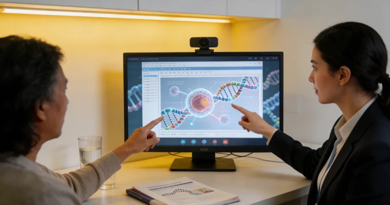 禄丰居民进行遗传咨询场景