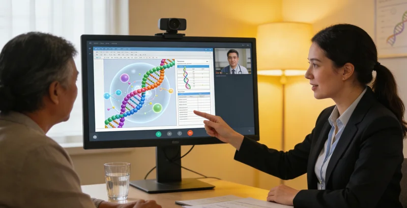 冷水江市民在咨询室进行家族健康