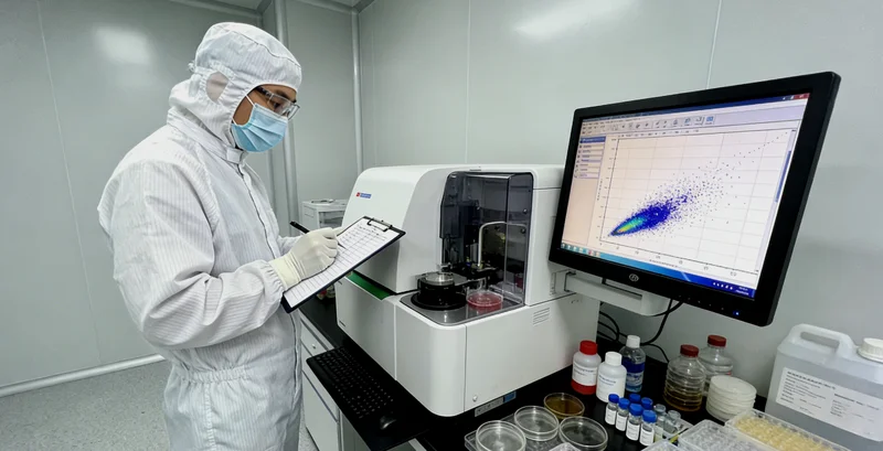 显微镜下的细胞核与染色体精密结