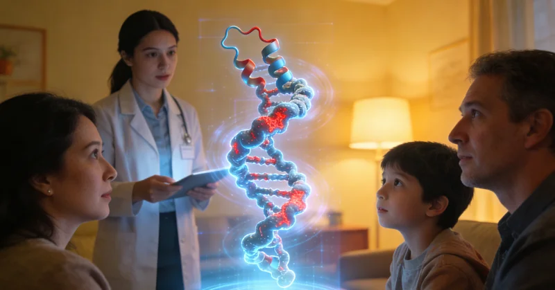 大连医院遗传咨询师与患者进行沟