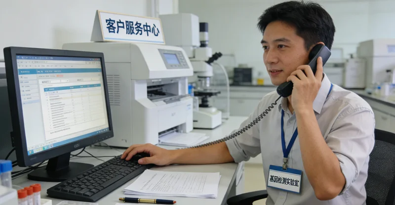 盐城女性在诊室进行遗传咨询场景