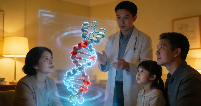 巩义家庭共同面对遗传风险咨询场