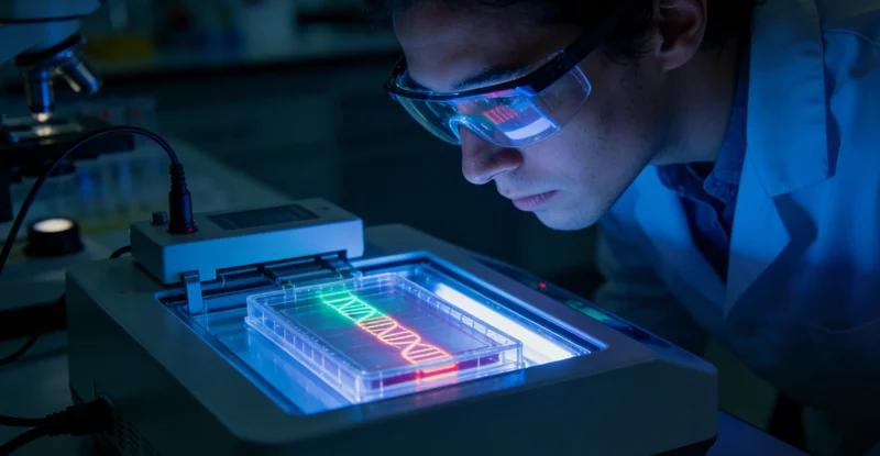 霍尔果斯家庭围坐一起查看基因检