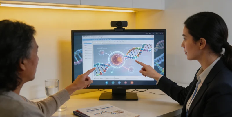 都匀遗传咨询医生与女性沟通基因