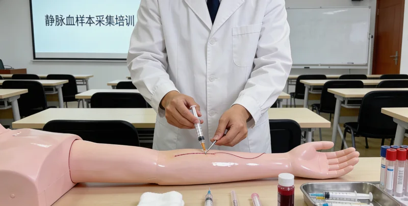 华阴护士进行基因检测静脉血采集