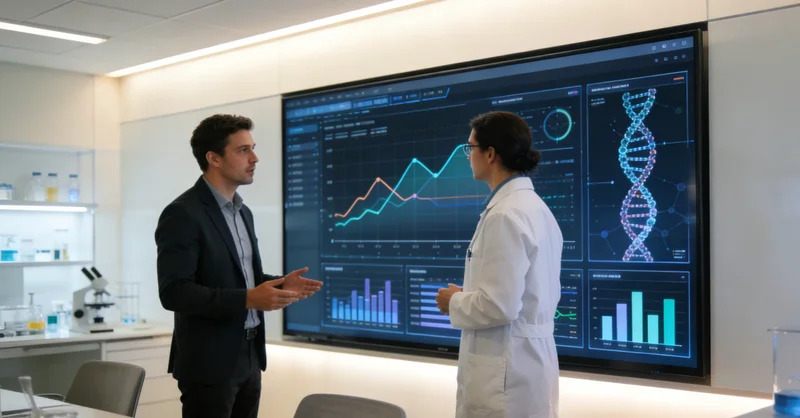 铜川专业医生在电脑前分析基因检