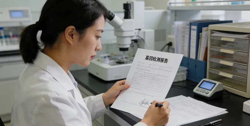 雅安VHL基因检测报告解读示意