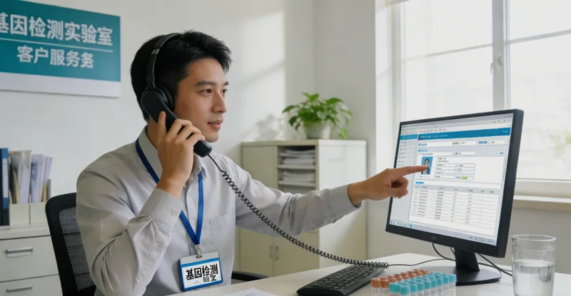 南宁遗传咨询医生向家庭讲解地贫