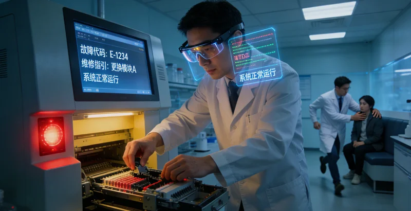 文昌医生在查看患者肾上腺CT影