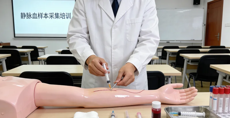 廊坊基因检测采样静脉抽血过程