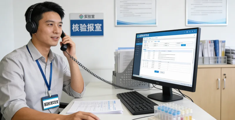 医生解读基因检测报告示意图