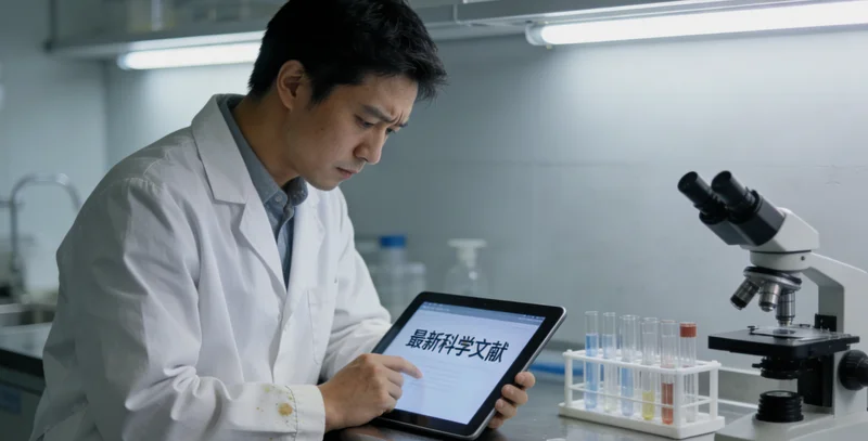 专业基因测序实验室内部工作场景