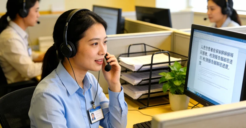 梅河口家庭共同查看基因检测报告