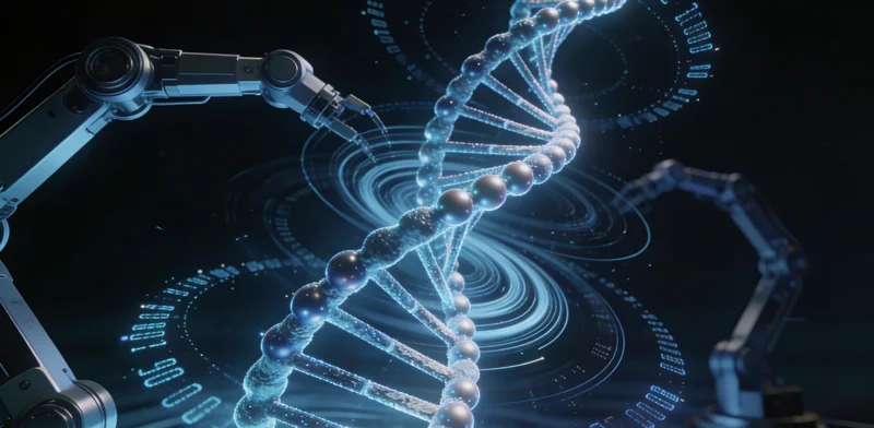 双辽家庭与DNA双螺旋结构图,