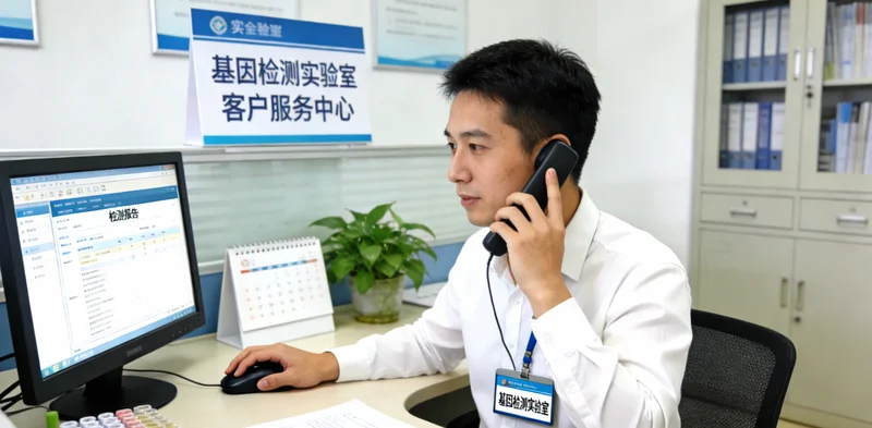 梅河口家庭共同查看基因检测报告