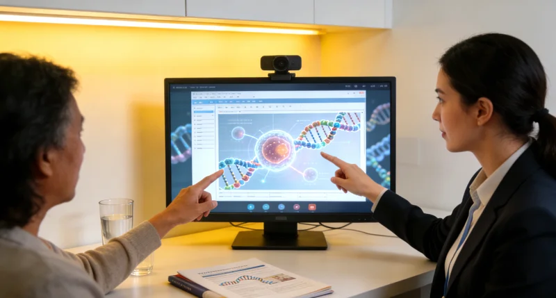 广州医生为患者解读基因检测报告