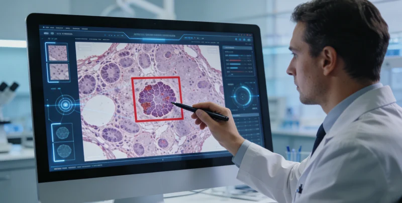 林州病理分析肠道细胞切片