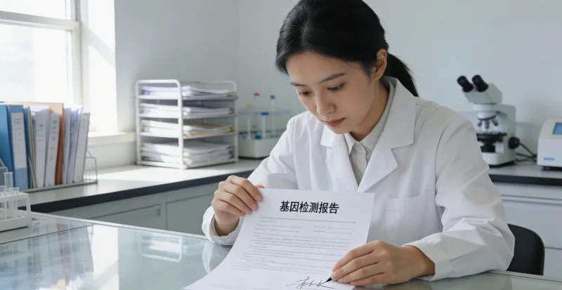 宜春居民阅读基因检测报告与医生