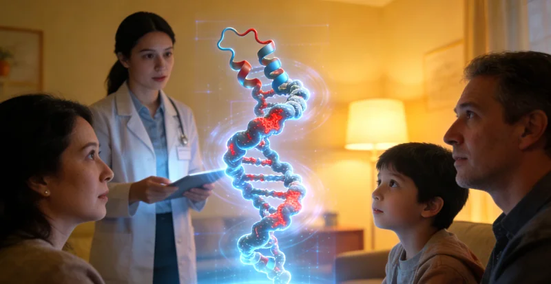 延吉医生与患者进行遗传咨询沟通