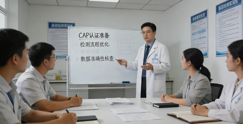 新泰女性在卫生院查看体检报告面