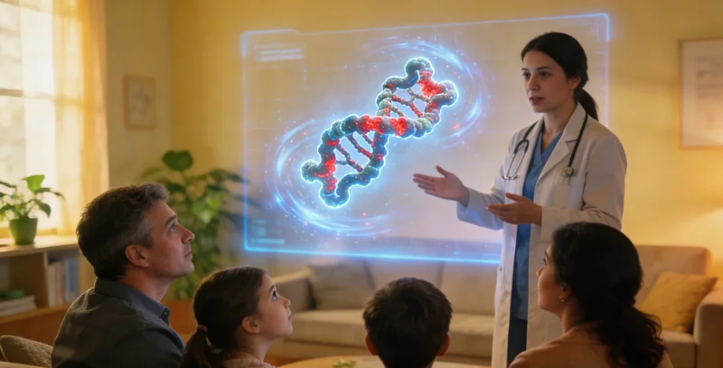 曲靖遗传咨询师为家庭解读基因报