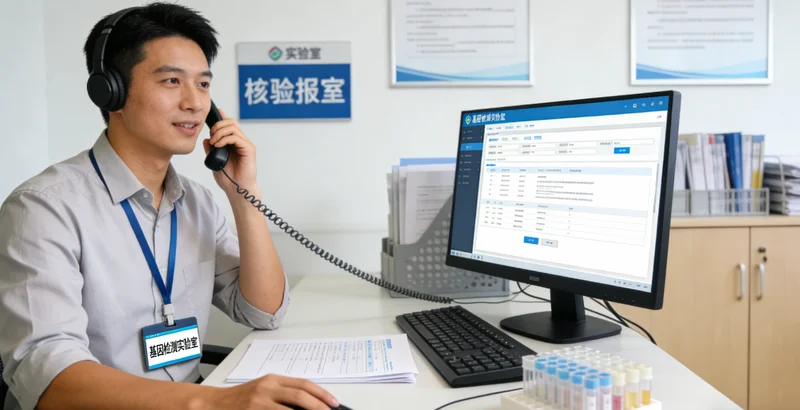 丹东遗传咨询师与市民沟通PJS