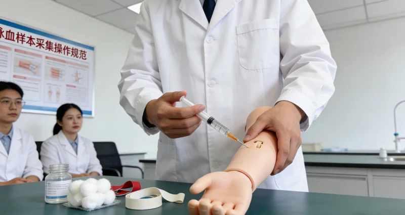 朔州护士进行静脉采血用于基因检