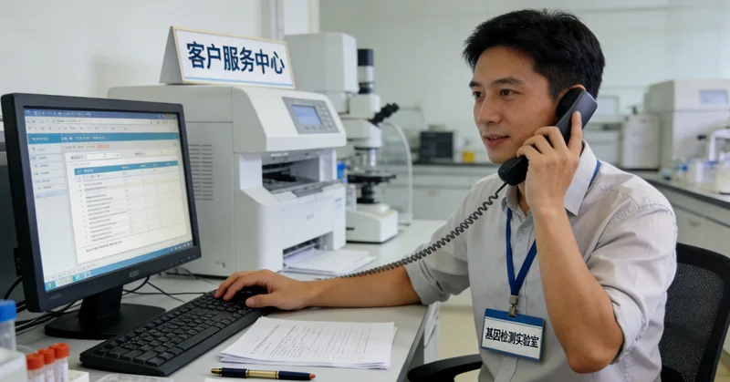 四会遗传咨询师与受检者沟通检测