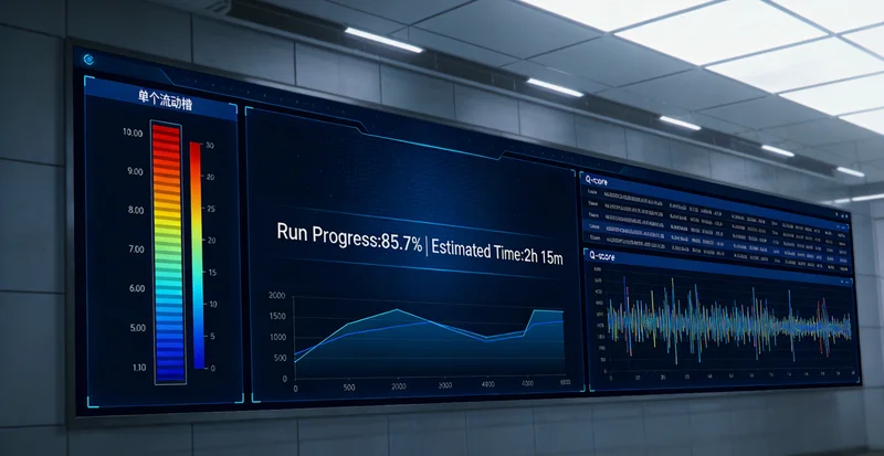 现代化基因检测实验室内部工作场