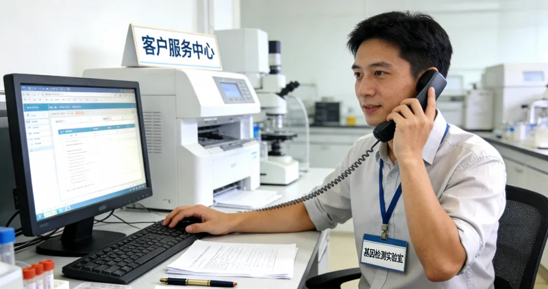 崇左遗传咨询门诊医生与咨询者交